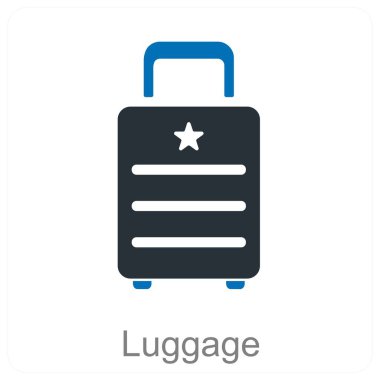 Bagaj ve seyahat simgesi kavramı