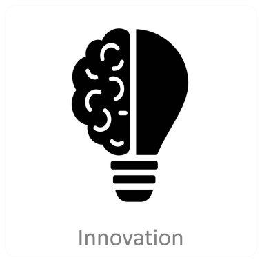 Yenilik ve fikir simgesi konsepti