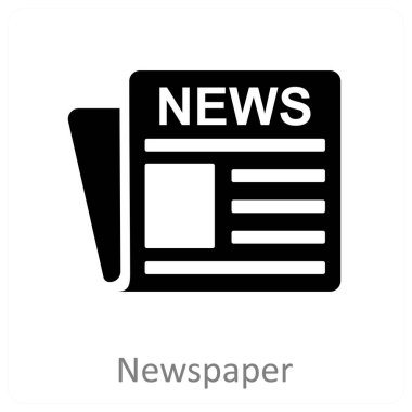 Gazete ve haber simgesi kavramı