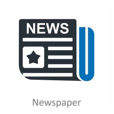 Gazete ve haber simgesi kavramı