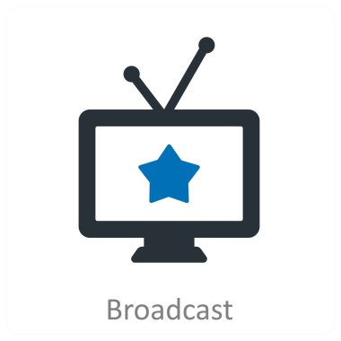 Yayın ve radyo simgesi kavramı