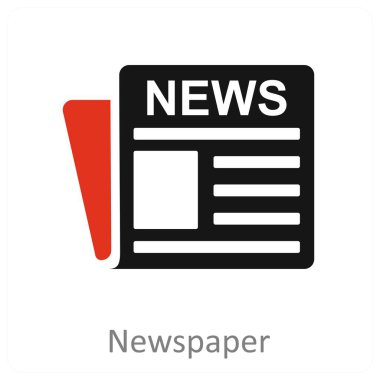 Gazete ve haber simgesi kavramı