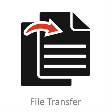 Dosya aktarımı ve gönderme simgesi kavramı