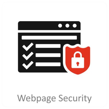 Web Sayfası Güvenlik ve Web simgesi kavramı
