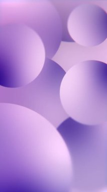 Instagram hikayeleri için animasyon şablonu. Mor, pembe, mavi arka plan, sosyal medya için dönen daireler. Gradyan duvar kağıdı. - 4K Full HD kusursuz döngü