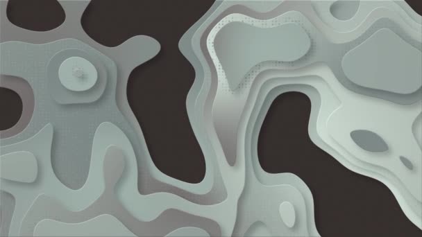 Rendering Background Paper Style Abstract Brown Grey Background Abstract Animated — Vídeo de Stock