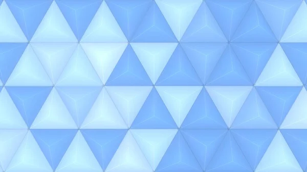 Background Of Triangles. Abstract Background. Low Poly 3D Surface As CG Background. Soft Triangles Geometric Low Poly Motion Background Of Shifting Blue White Triangles