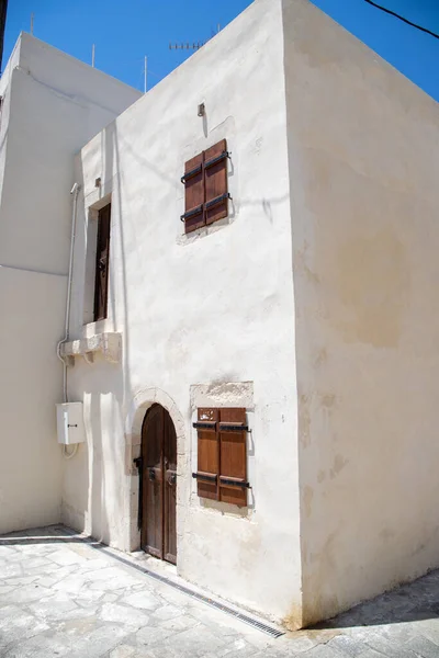 Casa Velha Onde Napoleão Viveu Ierapetra Creta Foto Alta Qualidade — Fotografia de Stock