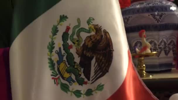 Bandera Mexico — 图库视频影像