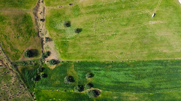 İspanya kırsalının nefes kesici hava manzarası