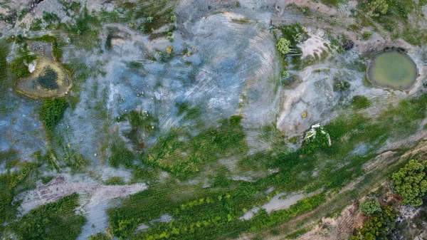 İspanyol ekin tarlalarının harika manzarası