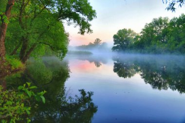 Sabah göl manzarası çok güzel.