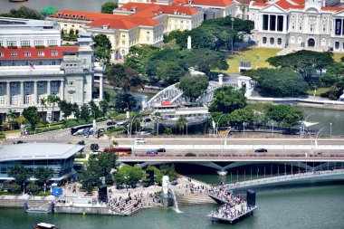 Singapur, Marina Körfezi 'nin rıhtımı