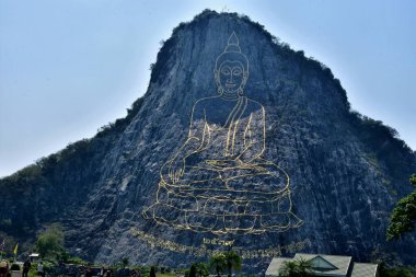 Wat Yannasang Wararam buddhist temple in Huai Yai in the Chonburi province of Thailand
