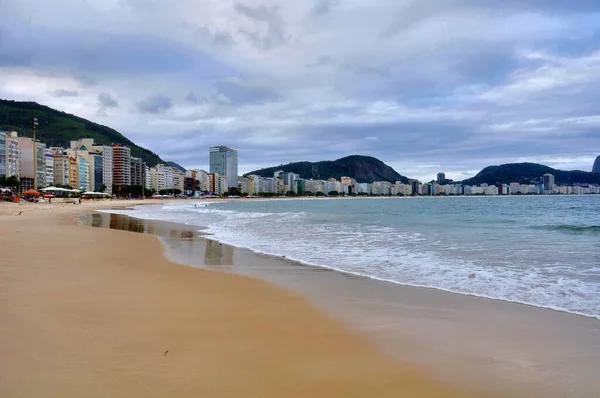 Playa Copacabana Rio Janeiro Brasil —  Fotos de Stock