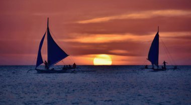 Filipino tekne deniz, boracay, Filipinler