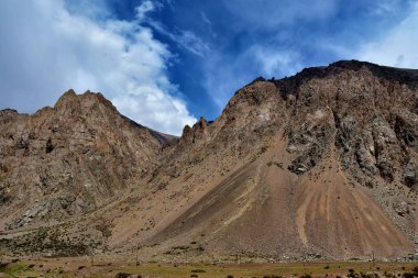 beautiful nature landscape of Andes mountains in Chile
