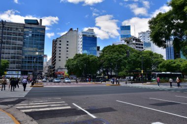 Buenos Aires, Argentina - view of Buenos Aires and Republic Square Buenos at  Buenos Aires, Argentina