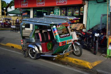 Boracay, Philippines - February 4, 2019: street overview of Boracay island in Philippines