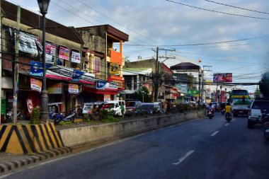 Boracay, Philippines - February 4, 2019: street overview of Boracay island in Philippines