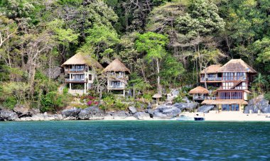 Scenic view at El Nido lagoon in Palawan island, Philippines