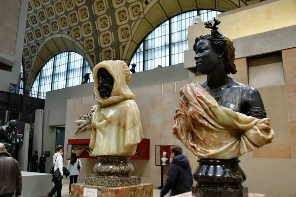 Париж Франція Листопада 2022 Інтер Скульптури Музеї Орсе Парижі Франція — стокове фото