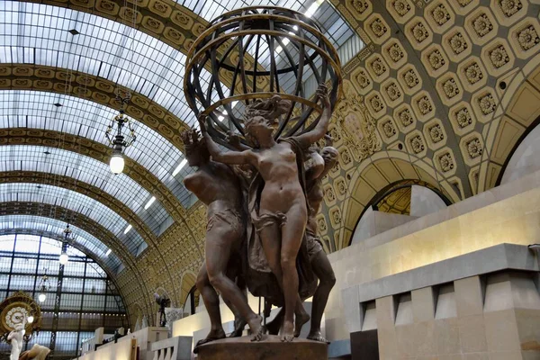 París Francia Noviembre 2022 Interior Esculturas Museo Orsay París Francia — Foto de Stock