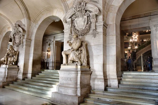 Paryż Francja Listopada 2022 Piękny Widok Operę Narodową Paryżu Lub — Zdjęcie stockowe
