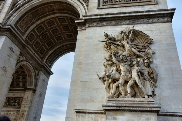 Párizs Franciaország December 2022 Arc Triomphe Paris France — Stock Fotó