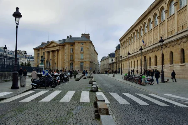 Paryż Francja Stycznia 2023 Miasto Dzielnicy Łacińskiej Paryż Francja — Zdjęcie stockowe