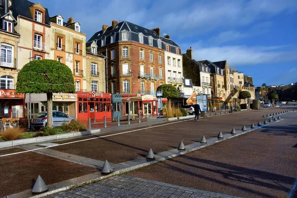 Dieppe France January 2023 View City Architecture Winter Time — Stock Photo, Image