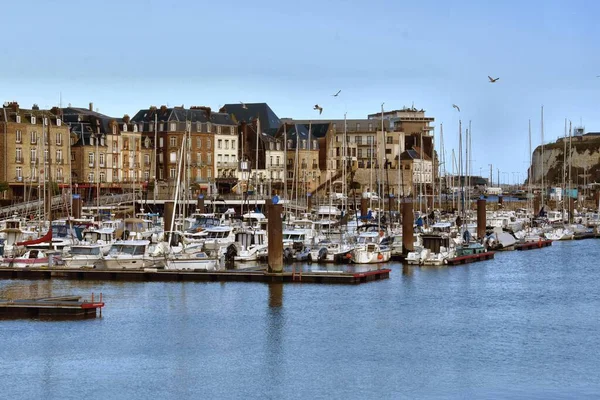 Dieppe Γαλλία Ιανουαρίου 2023 Βάρκες Στο Λιμάνι Της Dieppe Αλιευτικό — Φωτογραφία Αρχείου