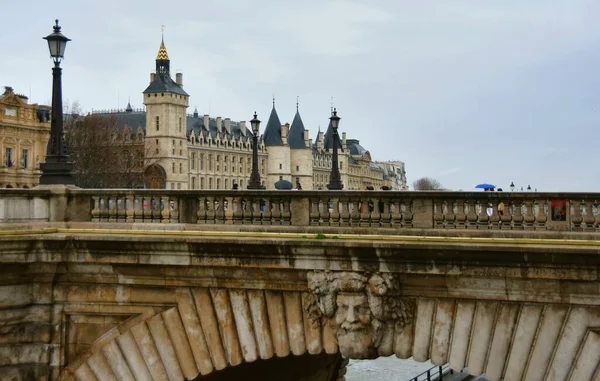 Paris Fransa Kasım 2022 Conciergerie Paris Merkezindeki Eski Ortaçağ Kraliyet — Stok fotoğraf