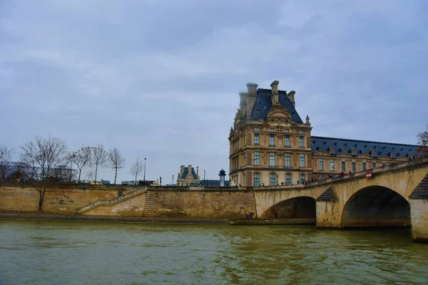 Париж Франція Листопада Мальовничий Вид Паризького Міста Під Час Подорожі — стокове фото