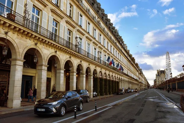프랑스 2022 프랑스 파리의 아름다운 거리에 파리의 역사적 건축물 — 스톡 사진