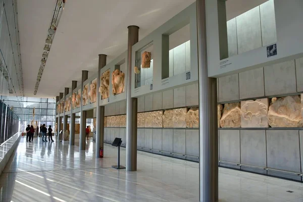 Atenas Grecia Octubre 2016 Museo Acrópolis Museo Arqueológico Centrado Los —  Fotos de Stock