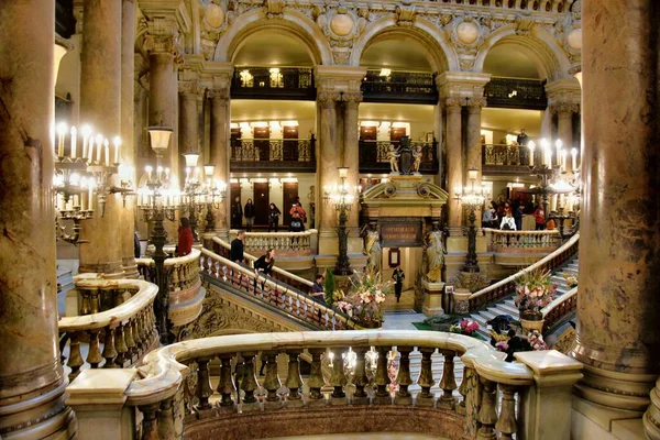Paris Fransa Kasım 2022 Palais Garnier Operasının Içi — Stok fotoğraf