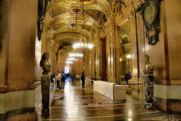 París Francia Noviembre 2022 Interior Del Palais Garnier Opera — Foto de Stock