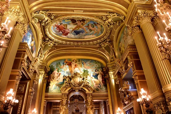 Paris Fransa Kasım 2022 Palais Garnier Operasının Içi — Stok fotoğraf