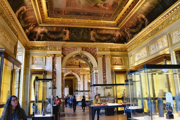 París Francia Noviembre 2022 Interior Del Museo Del Louvre Museo — Foto de Stock