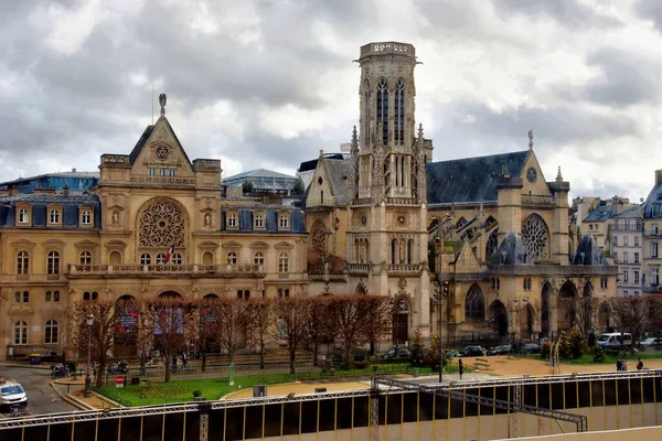 Paryż Francja Listopada 2022 Wnętrze Kościoła Saint Germain Auxerrois — Zdjęcie stockowe