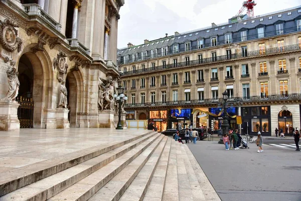 Париж Франція Листопада 2022 Року Історичні Паризькі Будівлі Архітектура Цій — стокове фото