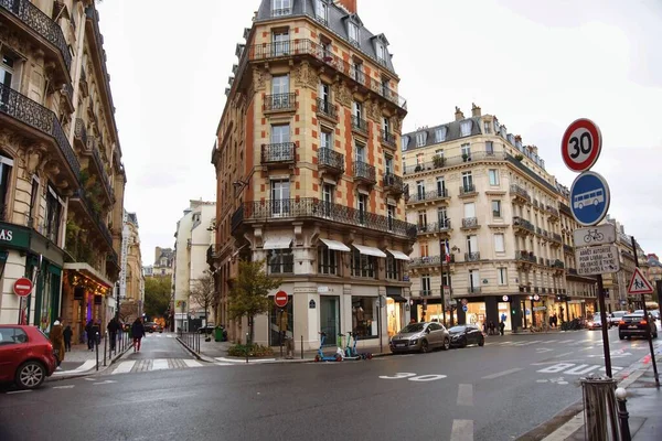 Παρίσι Γαλλία Νοεμβρίου 2022 Ιστορικά Παριζιάνικα Κτίρια Και Αρχιτεκτονική Αυτό — Φωτογραφία Αρχείου