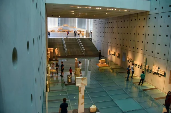 Atenas Grecia Octubre 2016 Museo Acrópolis Museo Arqueológico Centrado Los — Foto de Stock