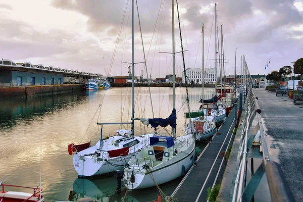 Dieppe France Janvier 2023 Bateaux Dans Port Dieppe Port Pêche — Photo