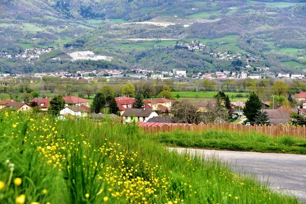 Pueblo Sereno Auvernia Ródano Alpes Francia — Foto de Stock