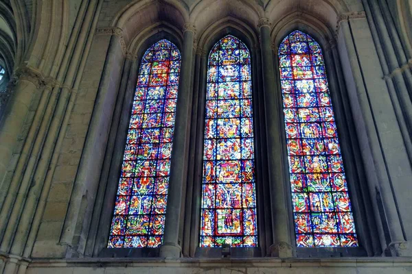 Reims Fransa Haziran 2023 Notre Dame Reims Katedrali Fransa Nın — Stok fotoğraf