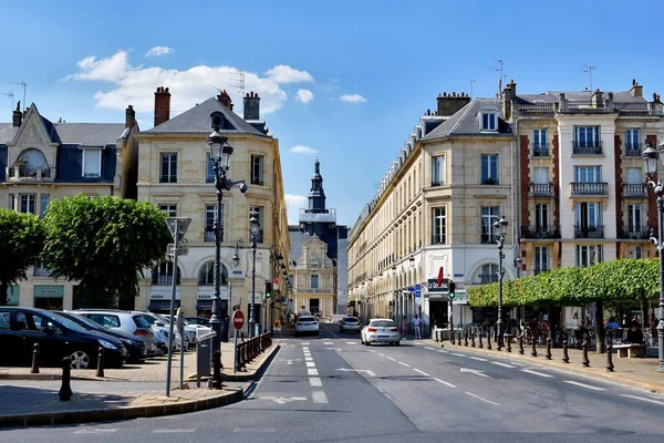 Reims Frankrijk Juni 2023 Architectuur Van Reims Een Stad Champagne — Stockfoto