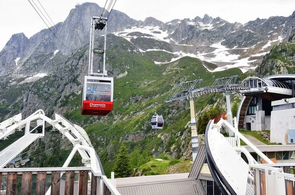 Brevent France 19Th June 2023 Cable Car Brevent Flegere Ski — Stock Photo, Image