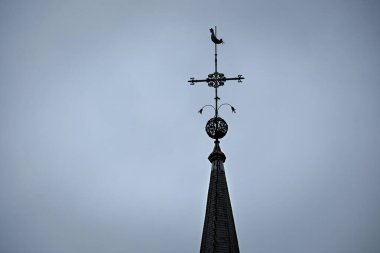 Dijon, Fransa - 24 Ocak 2024: Fransa 'daki Saint Benignus Katedrali